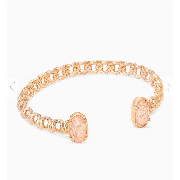 Kendra Scott Jewelry - Kendra Scott Macrame 14k Rose Gold Cuff Bracelet